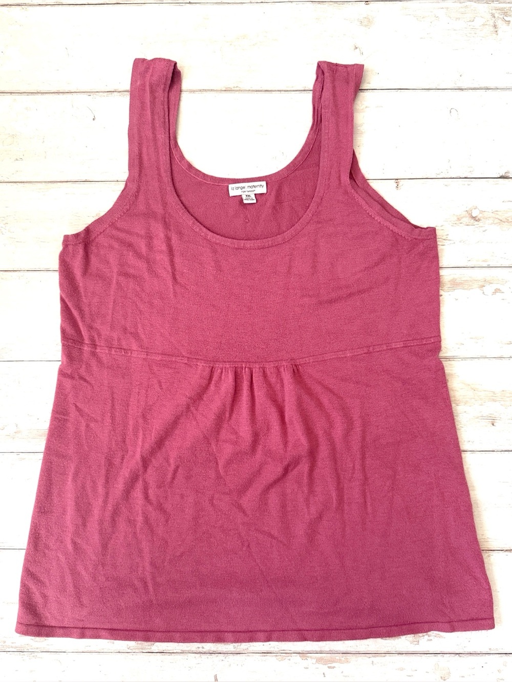 Liz Lange Maternity for Target XXL Women’s Pink Knit Tank Top Shirt 2XL